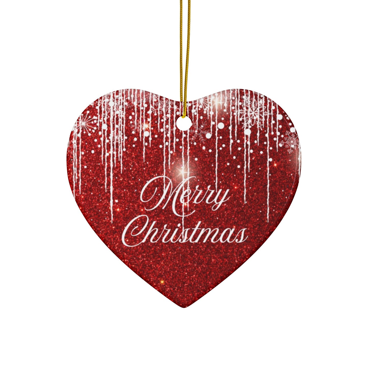 Christmas Decorative Ceramic Ornaments, Holiday Decorations, Double-Sided, Merry Christmas, Festive Decor, Gift Ornaments