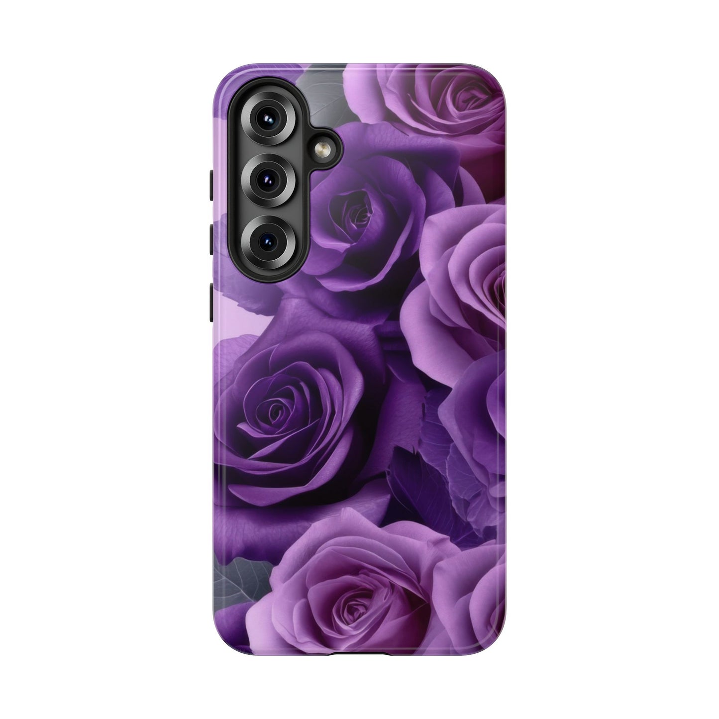 Tough Cases, Beautiful Purple Floral Design