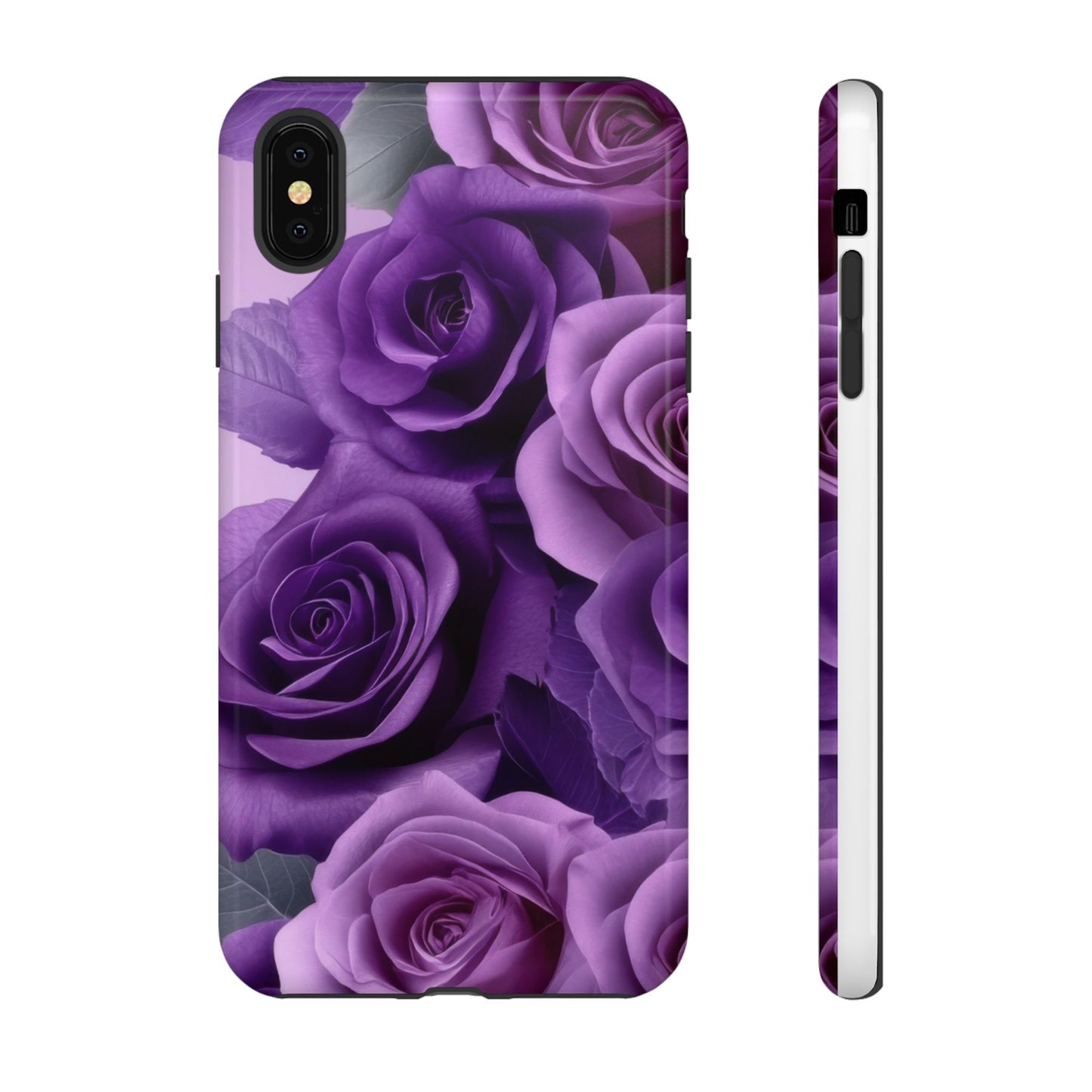 Tough Cases, Beautiful Purple Floral Design