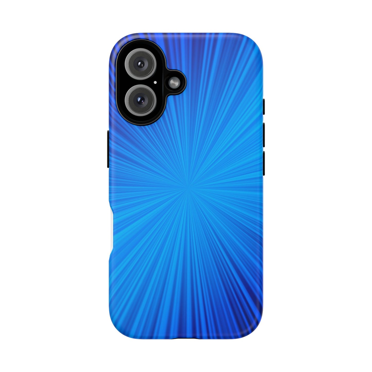 Tough Cases, Beautiful Blue Starburst Design