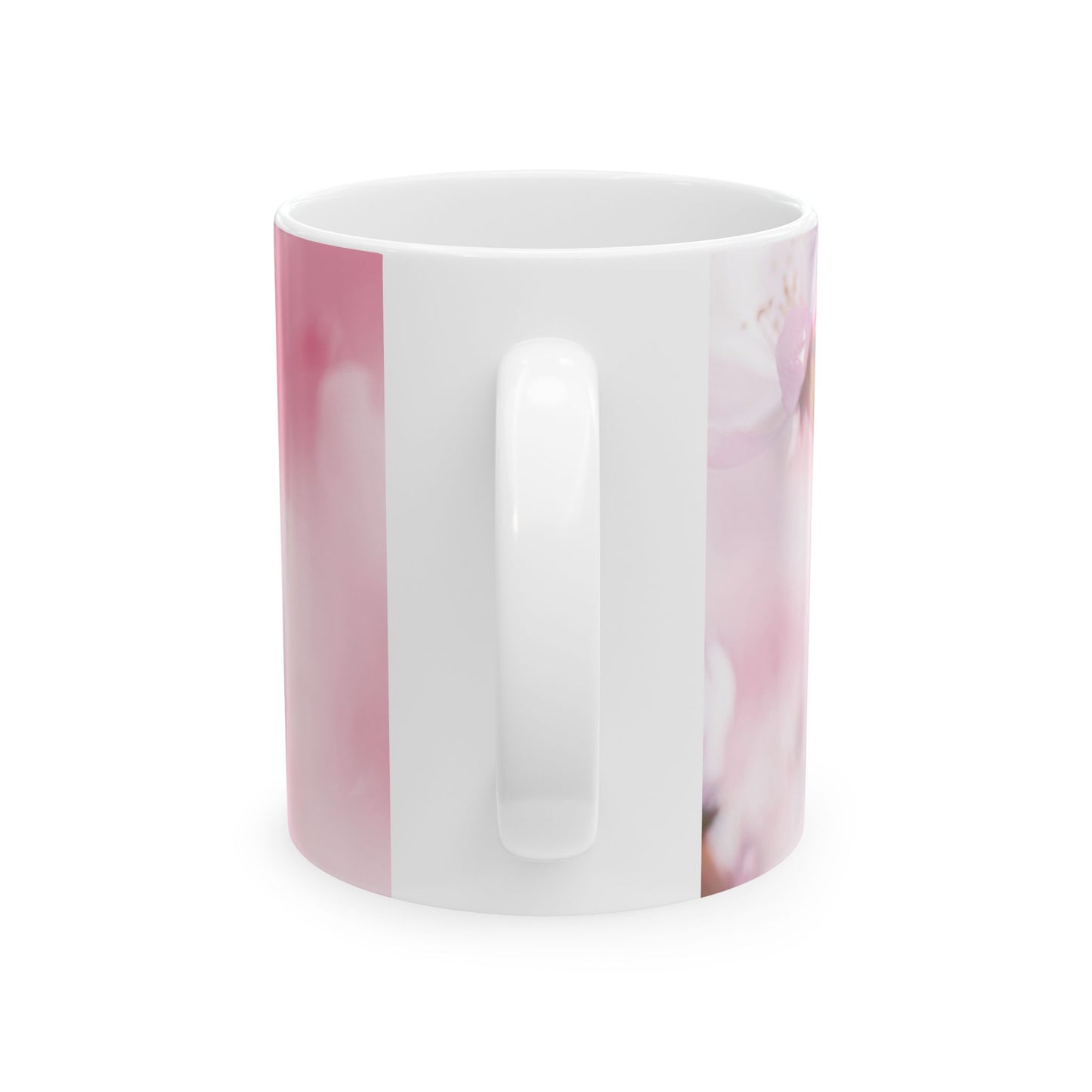 Delicate Blossom Ceramic Mug | Inspirational Gift, Butterfly Decor, Coffee Mug, Tea Mug, Spring Gift
