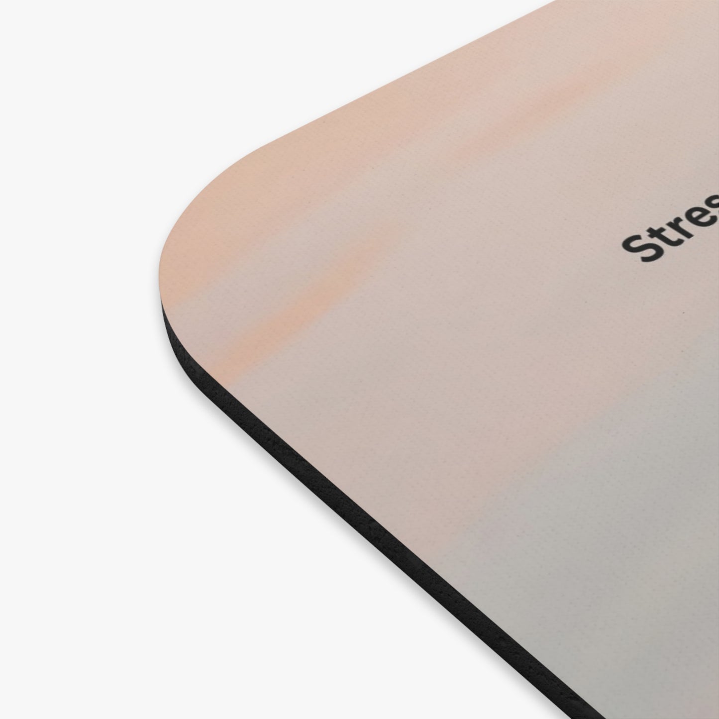 Inspirational Lotus Mouse Pad – "Stress doesn’t come from what’s going on in your life" Desk Mat