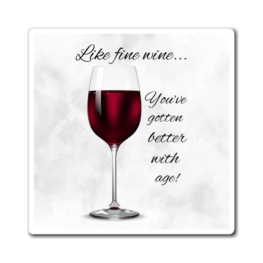 Wine-Themed Magnets: Perfect Gift for Wine Lovers, Kitchen Decor, Anniversary, Housewarming, Birthday, Fun Quotes