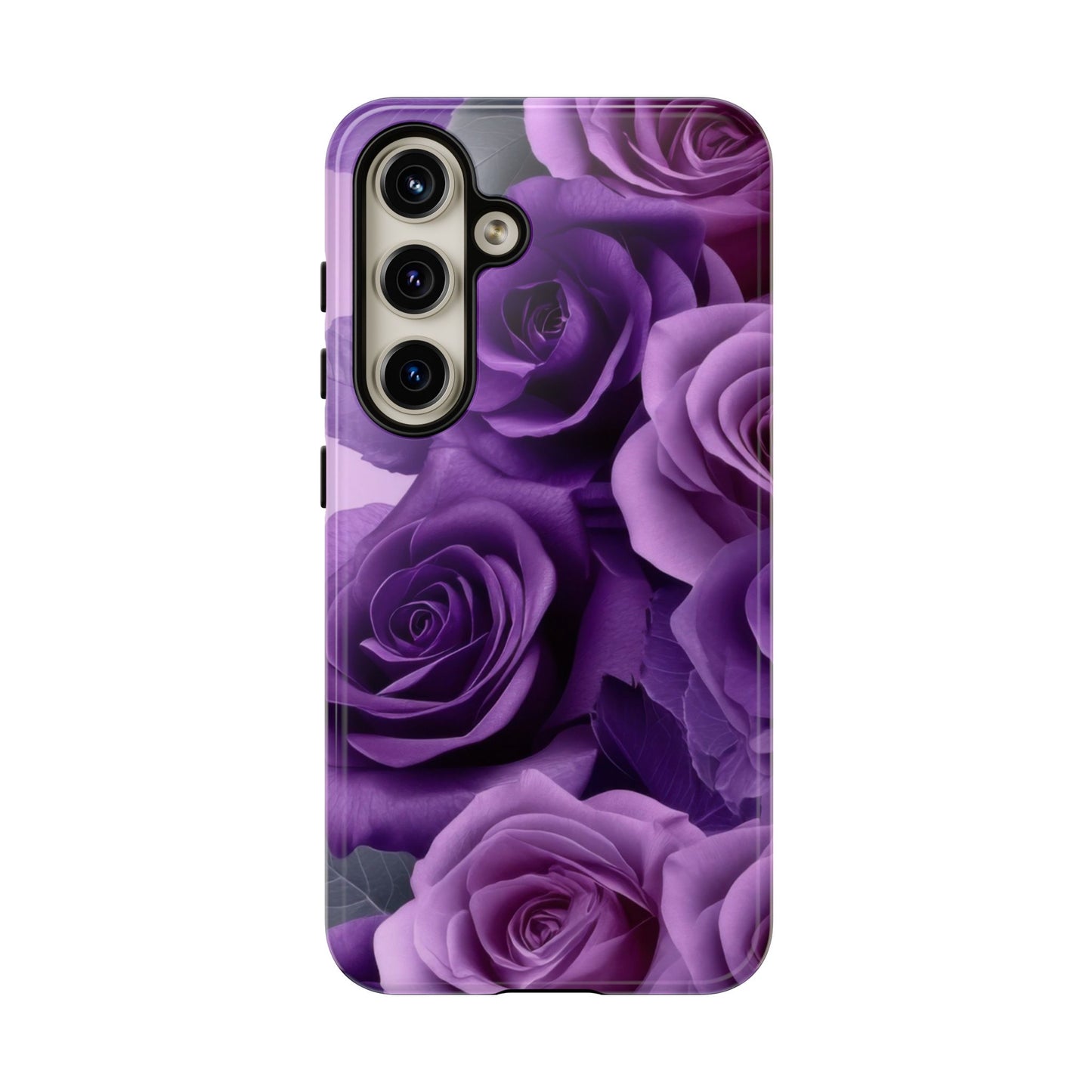 Tough Cases, Beautiful Purple Floral Design