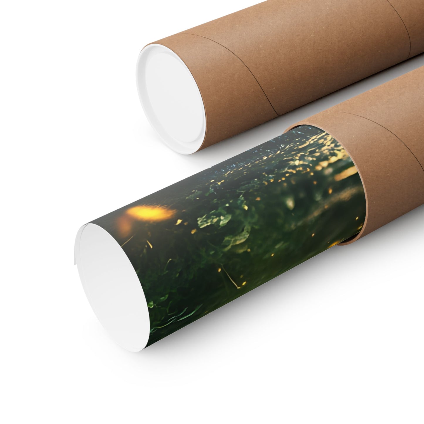 Inspirational Forest Poster – "Today is a gift. That's why it's called the present." Matte Vertical Wall Art