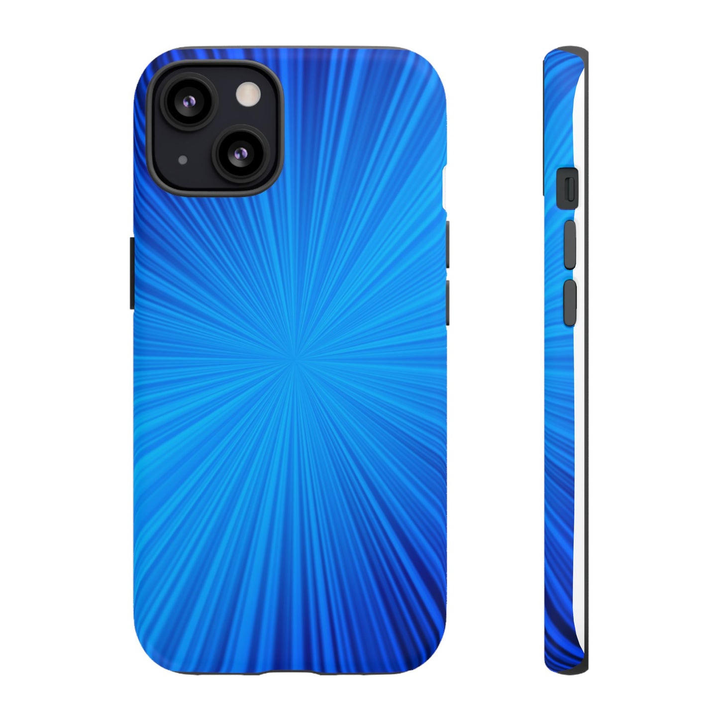 Tough Cases, Beautiful Blue Starburst Design