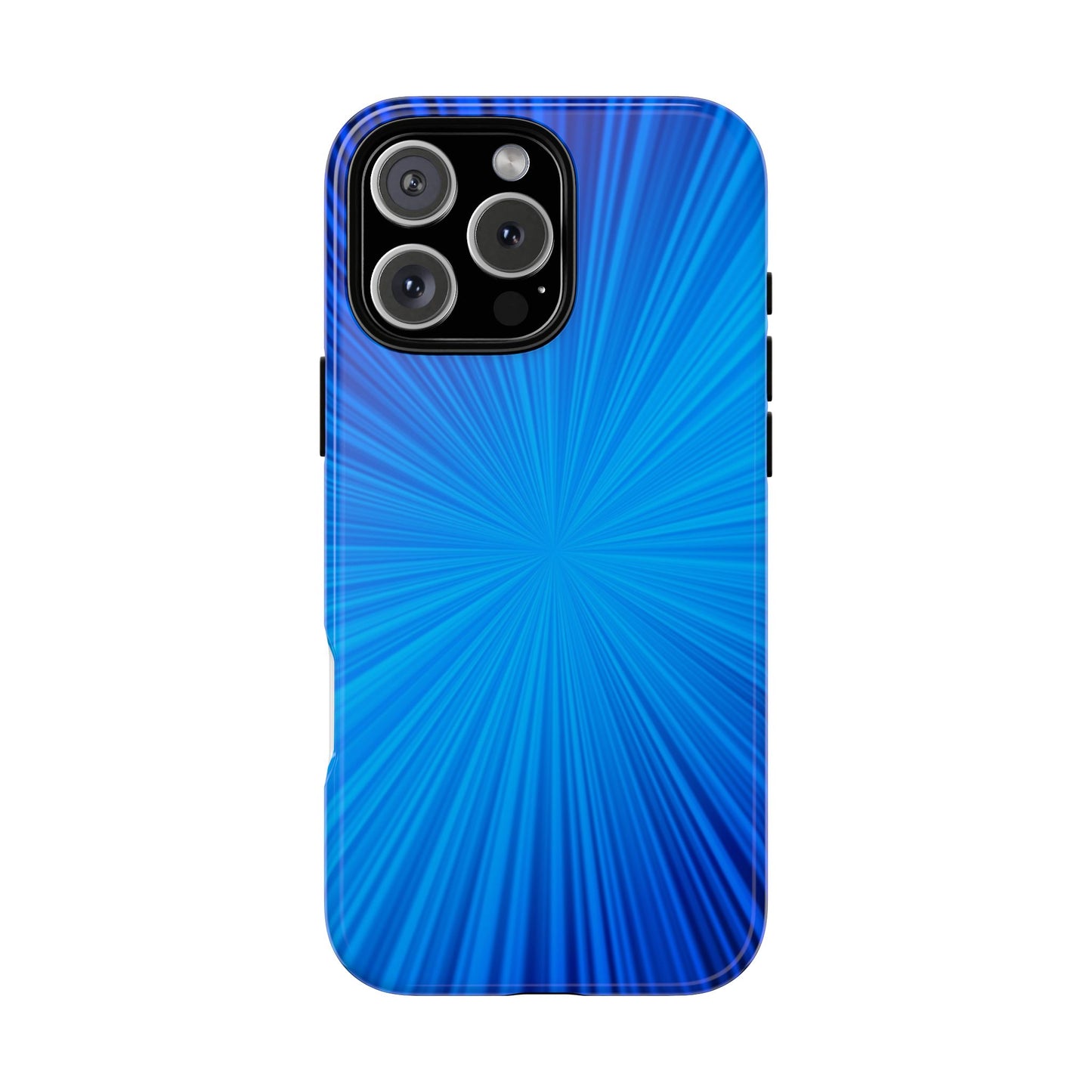 Tough Cases, Beautiful Blue Starburst Design