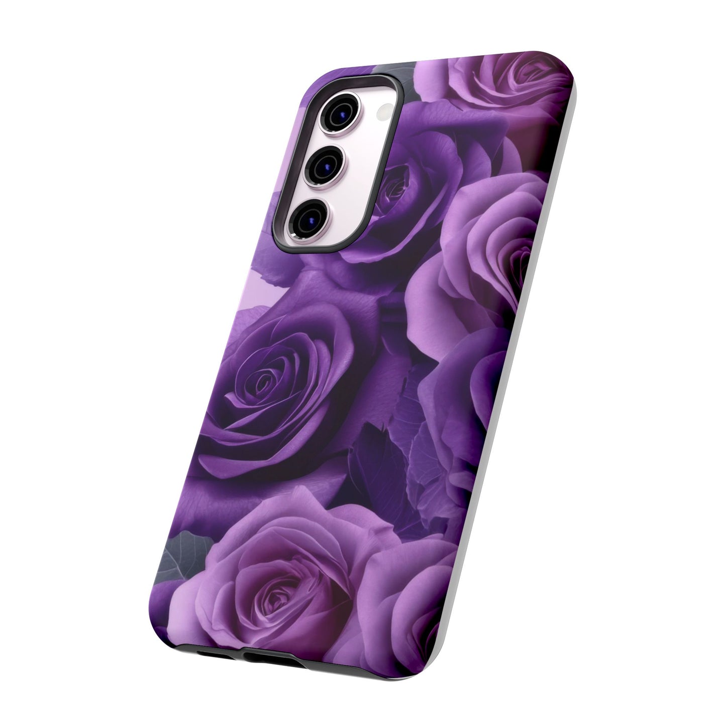 Tough Cases, Beautiful Purple Floral Design