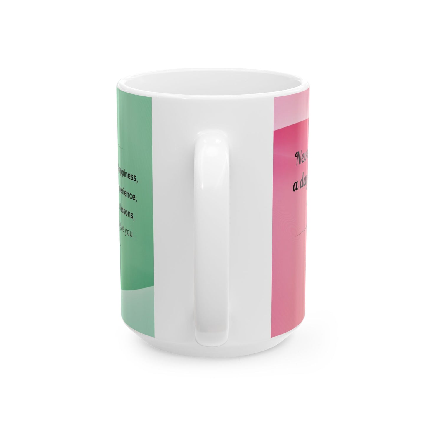 Inspirational Ceramic Mug with Motivational Quotes for Daily Positivity, Perfect Gift for Friends and Family, 11oz & 15oz