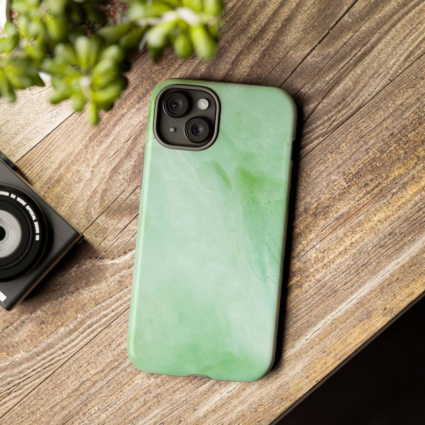 Tough Cases, Beautiful Green Marble Design
