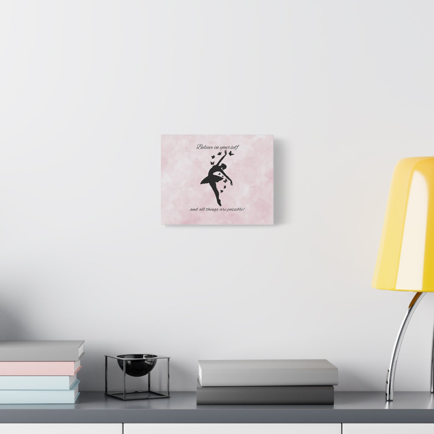 Ballet Inspiration Canvas Print, Motivational Dance Wall Art, Home Decor, Gift for Dancers, Inspirational Art