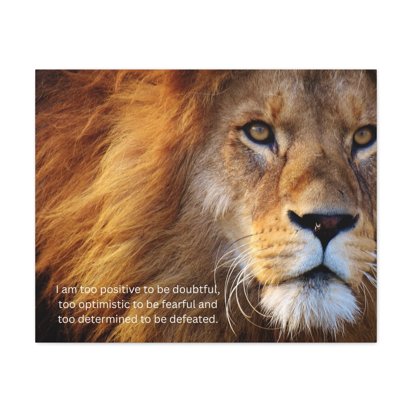 Inspiring Lion Canvas Print, Motivational Wall Art for Home Decor, Positive Affirmation Decor, Gift for Animal Lovers, Uplifting [...]