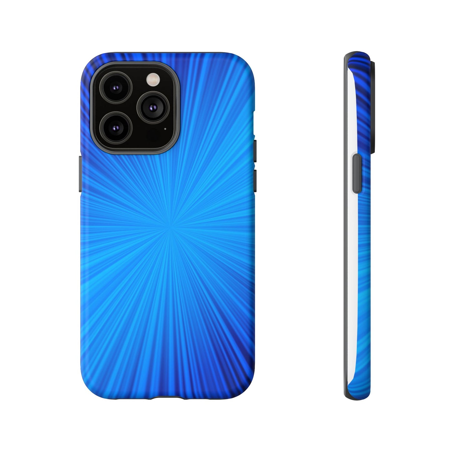 Tough Cases, Beautiful Blue Starburst Design