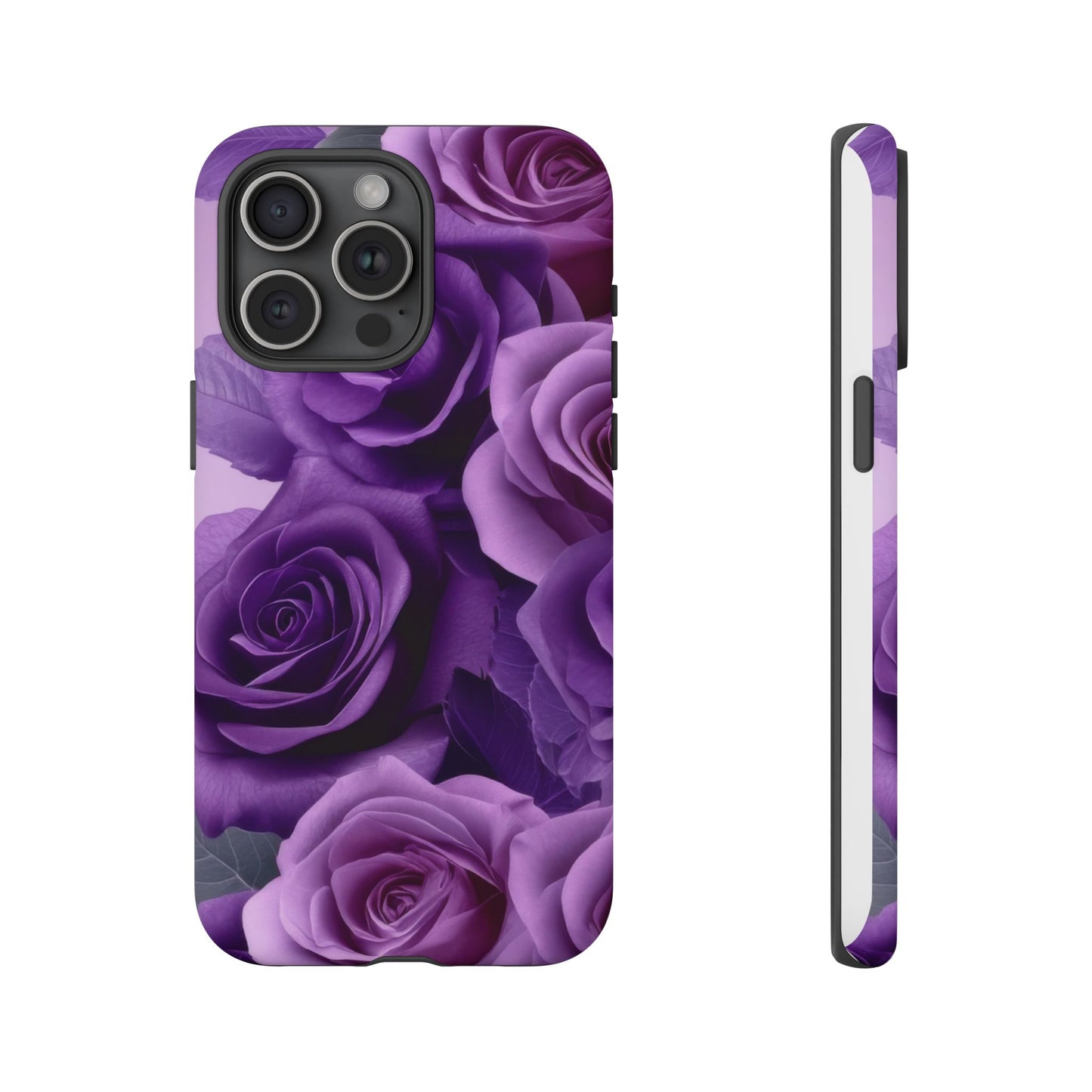Tough Cases, Beautiful Purple Floral Design