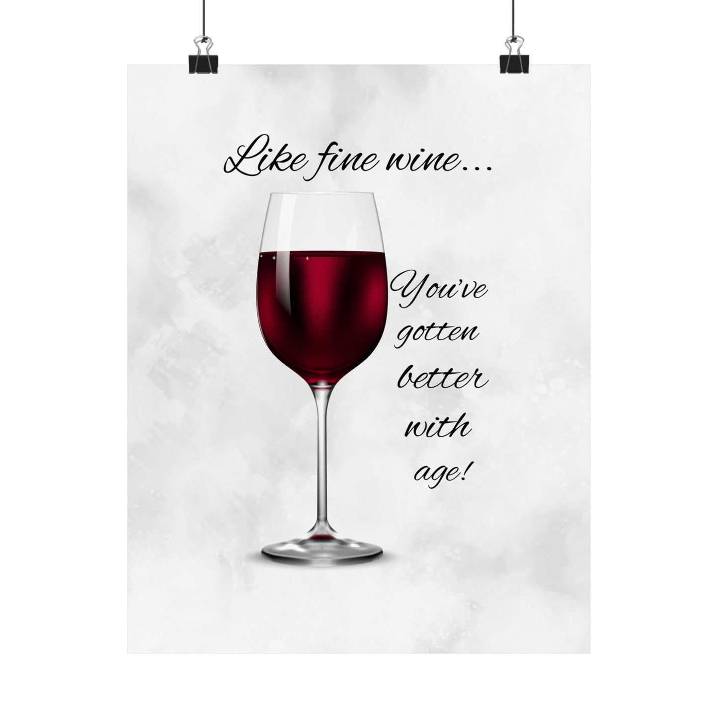 Wine-Themed Wall Art, Inspirational Home Decor, Birthday Gift for Wine Lovers, Kitchen Decor, Serving Suggestion Poster