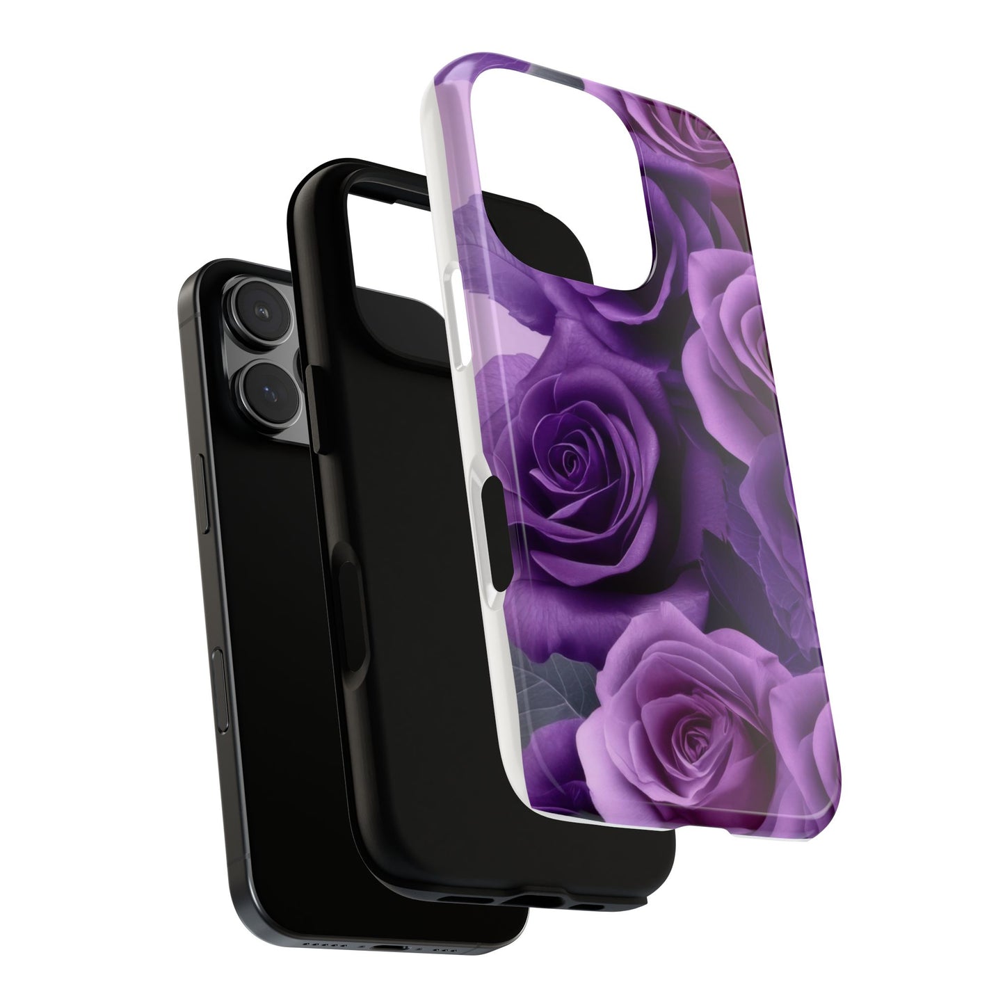 Tough Cases, Beautiful Purple Floral Design