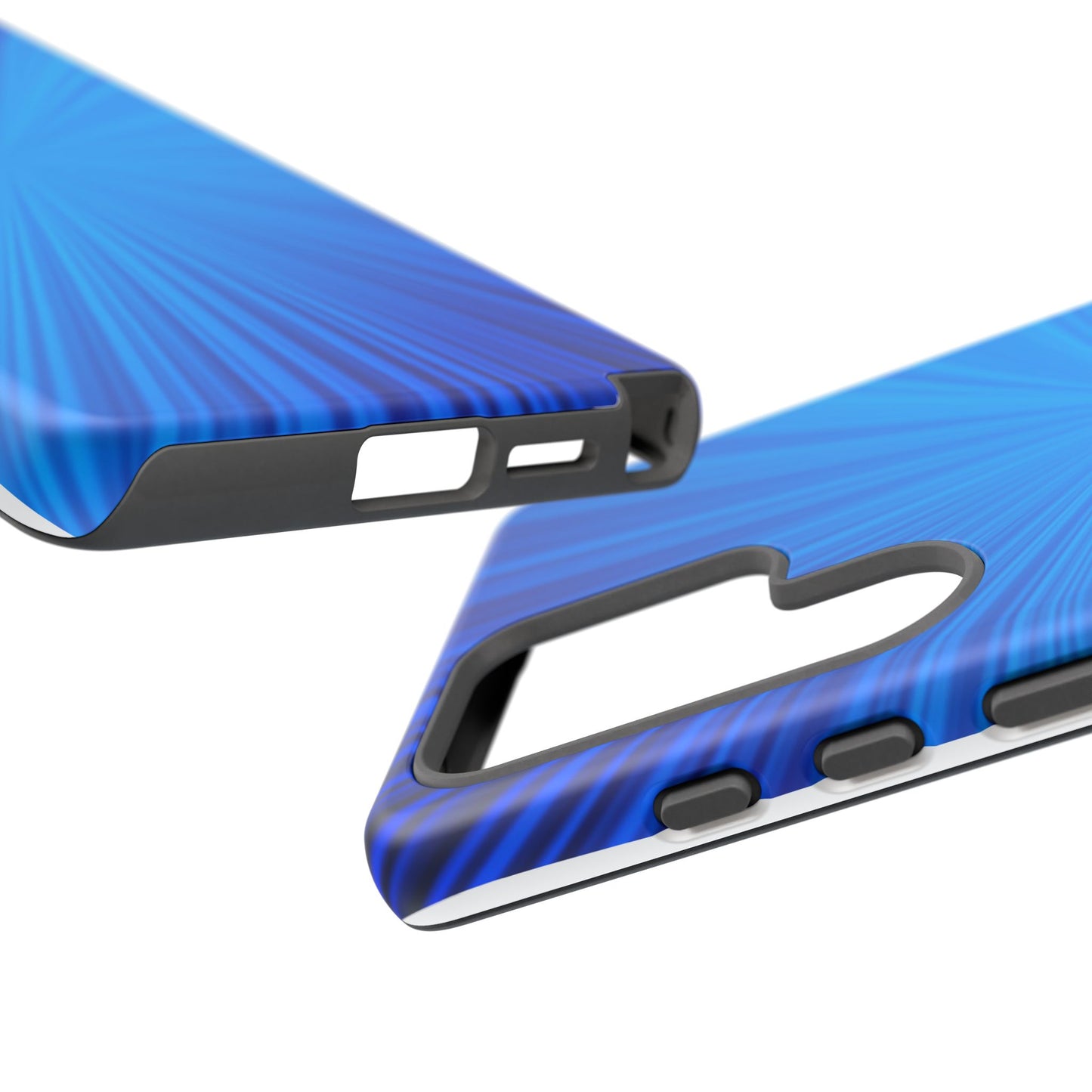 Tough Cases, Beautiful Blue Starburst Design