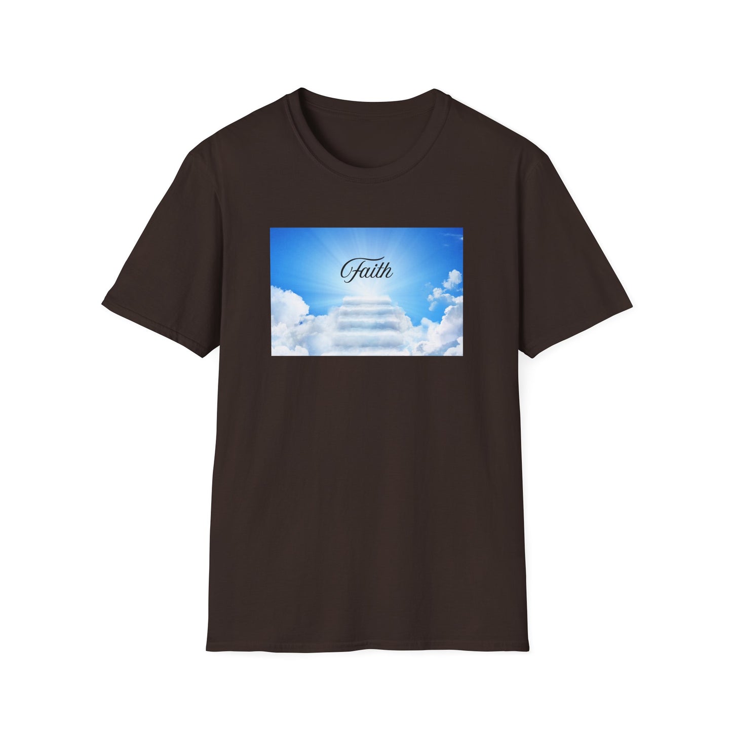 Faith-Inspired Softstyle T-Shirt, Inspirational Tee, Casual Wear, Gift for Believers, Spiritual Apparel, Everyday Comfort