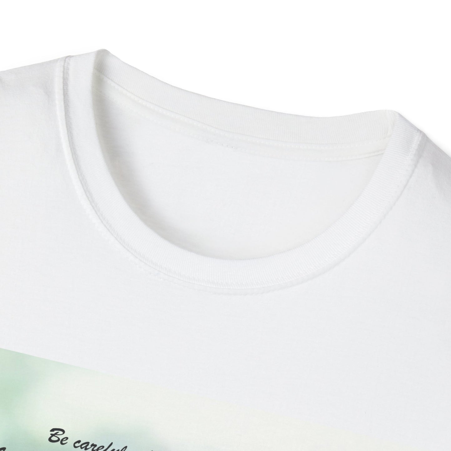 Floral Sympathy T-Shirt — "Be comforted when you think of me" Memorial Tee