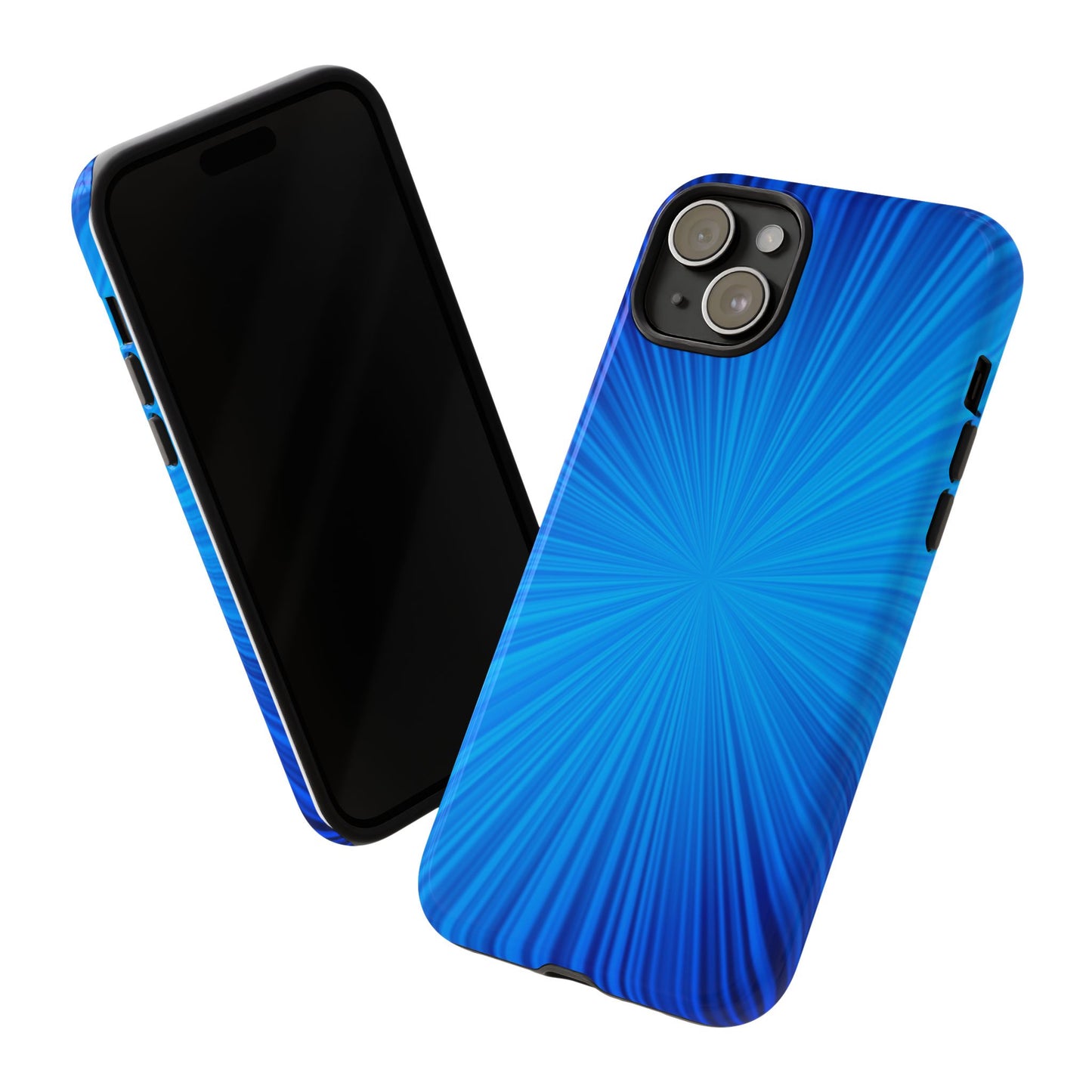 Tough Cases, Beautiful Blue Starburst Design