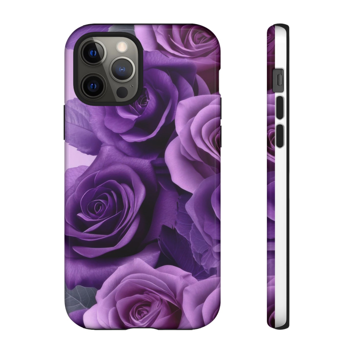 Tough Cases, Beautiful Purple Floral Design