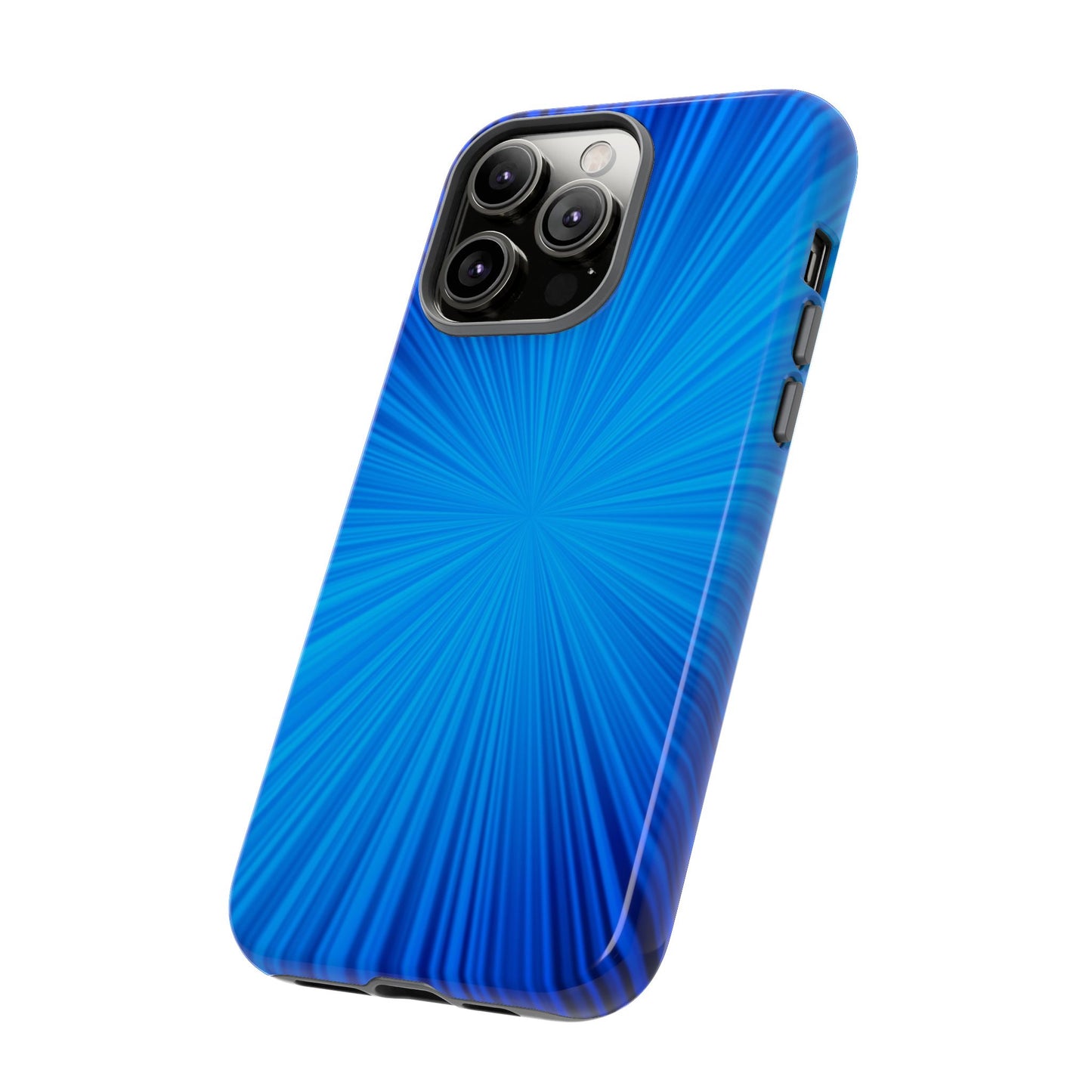 Tough Cases, Beautiful Blue Starburst Design