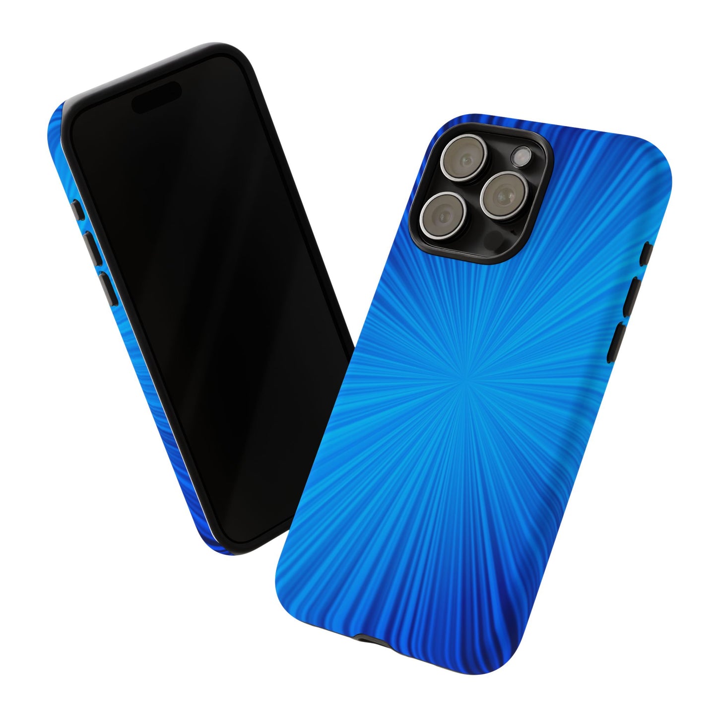 Tough Cases, Beautiful Blue Starburst Design