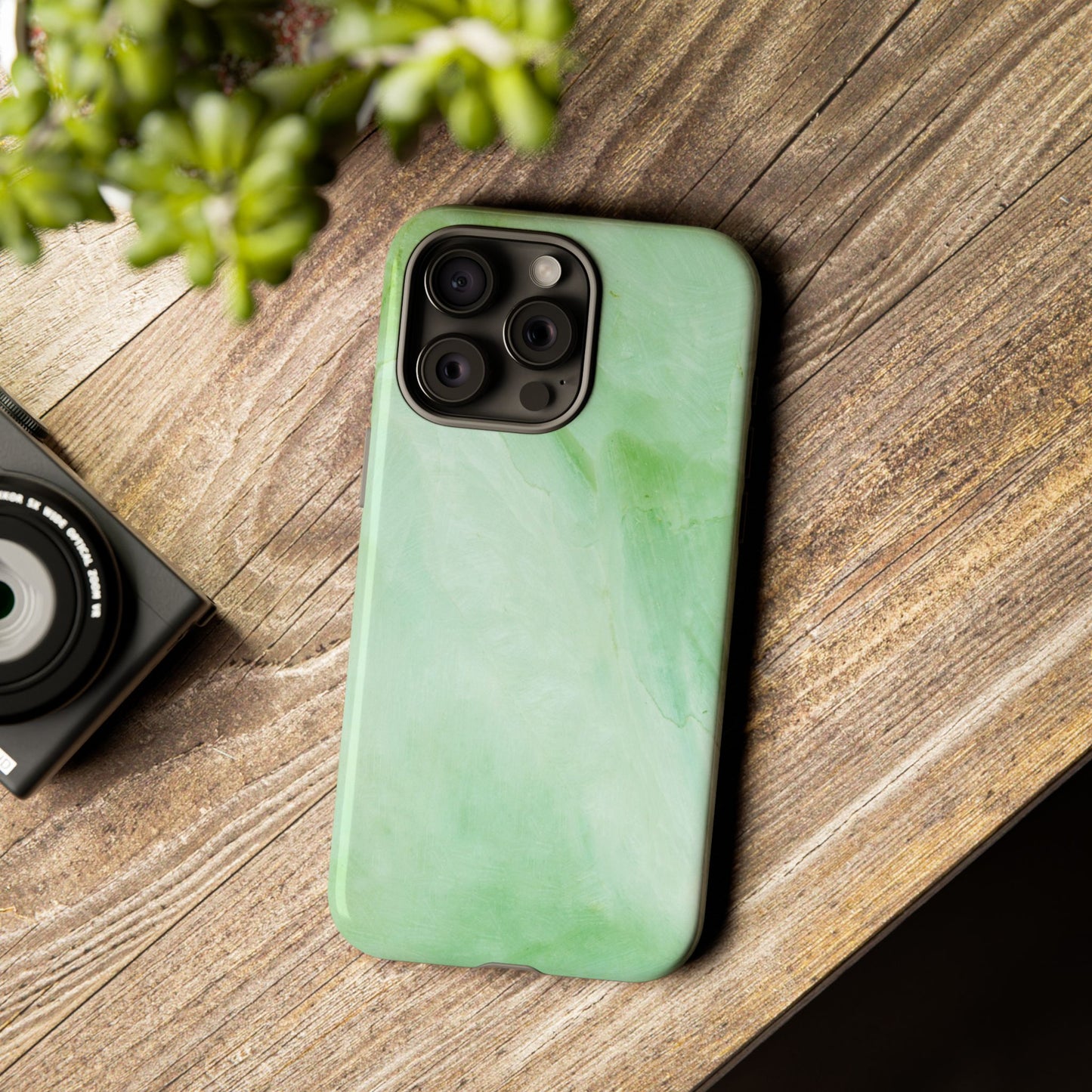 Tough Cases, Beautiful Green Marble Design