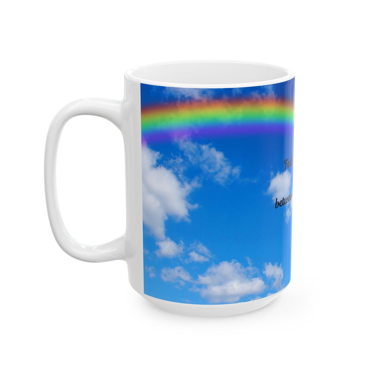 Rainbow Sky Ceramic Mug - Inspire Joy & Hope, Perfect Gift for Coffee Lovers, Personalized Mug for Holidays & Celebrations, [...]