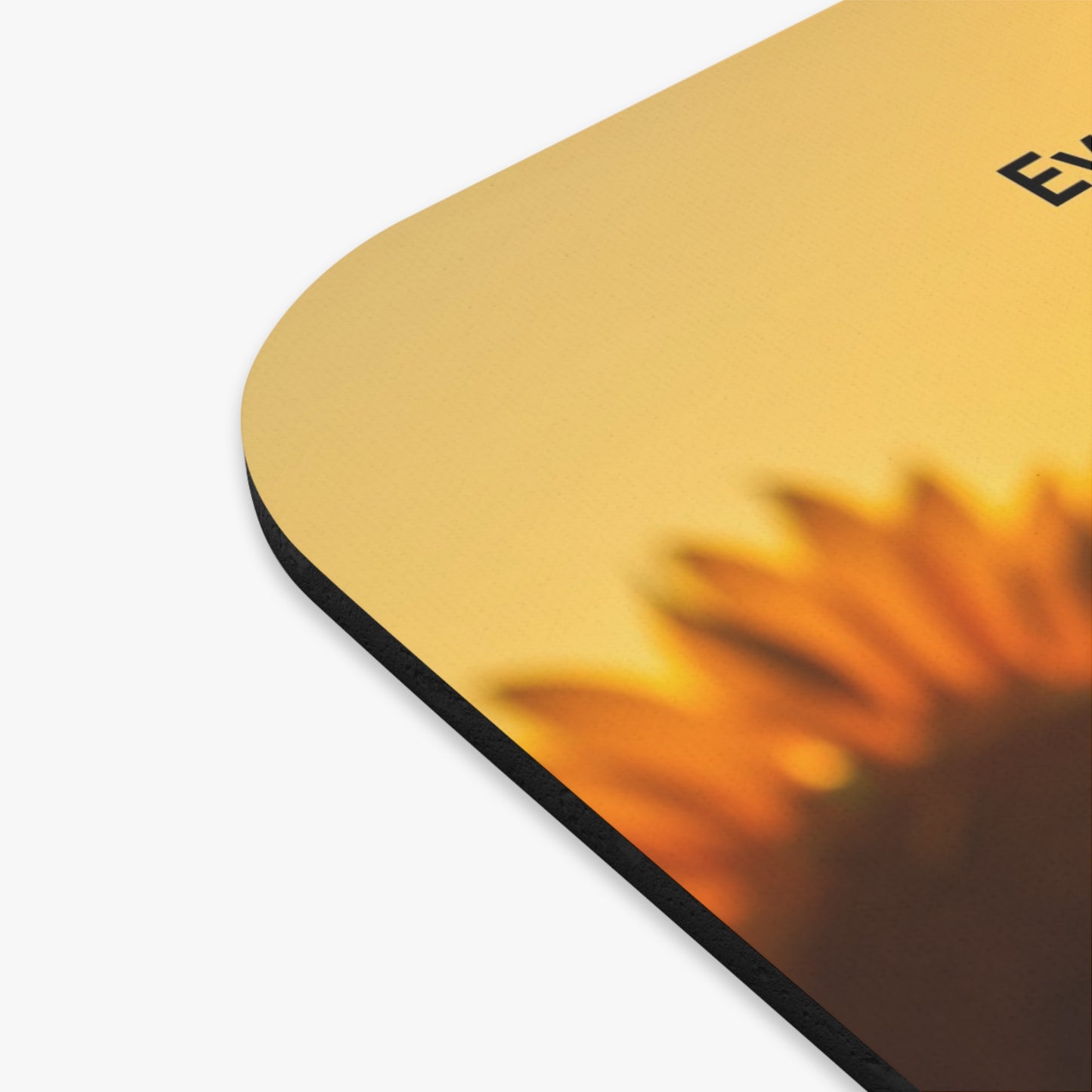 Sunflower Inspirational Mouse Pad — "Every day is a new beginning" Desk Mat