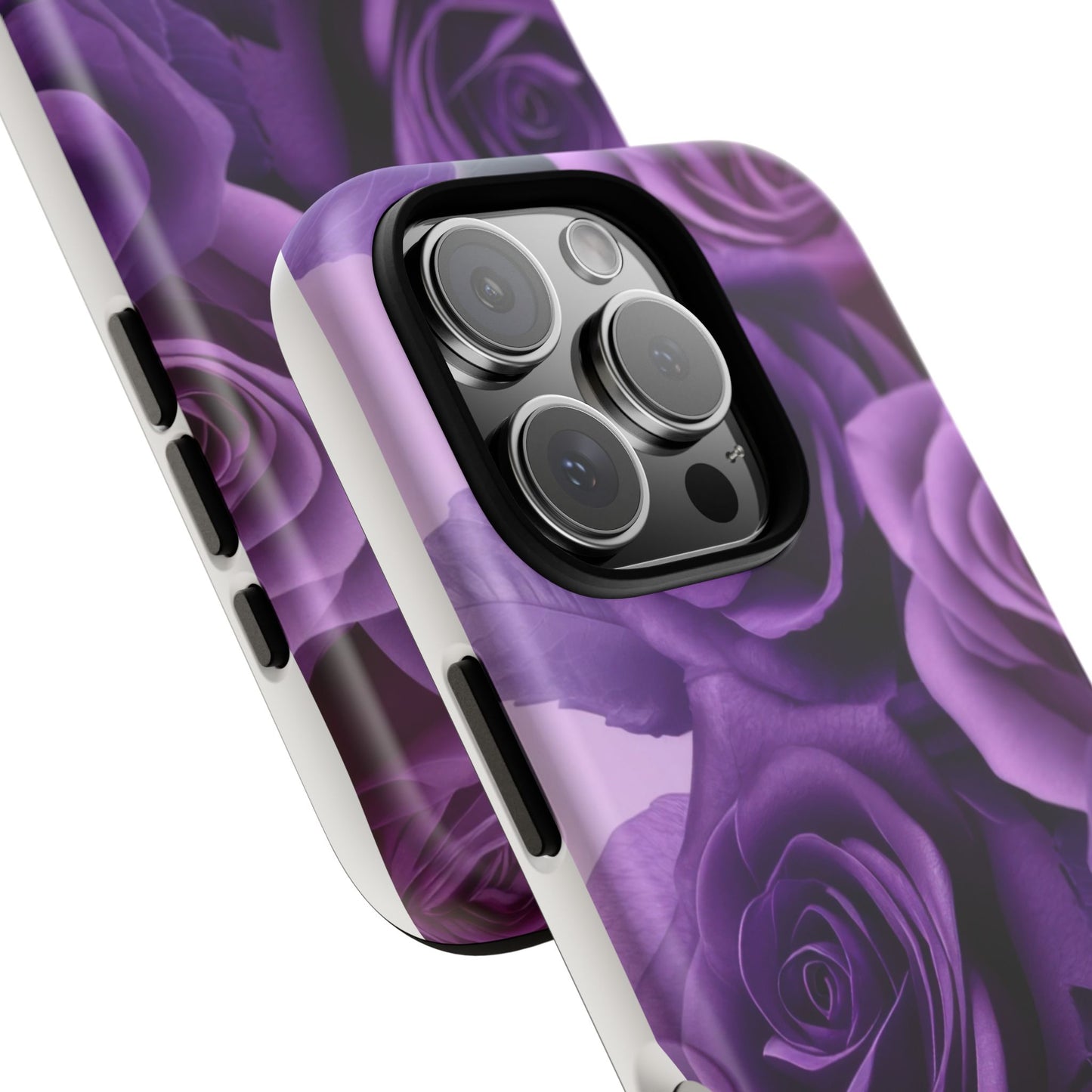 Tough Cases, Beautiful Purple Floral Design