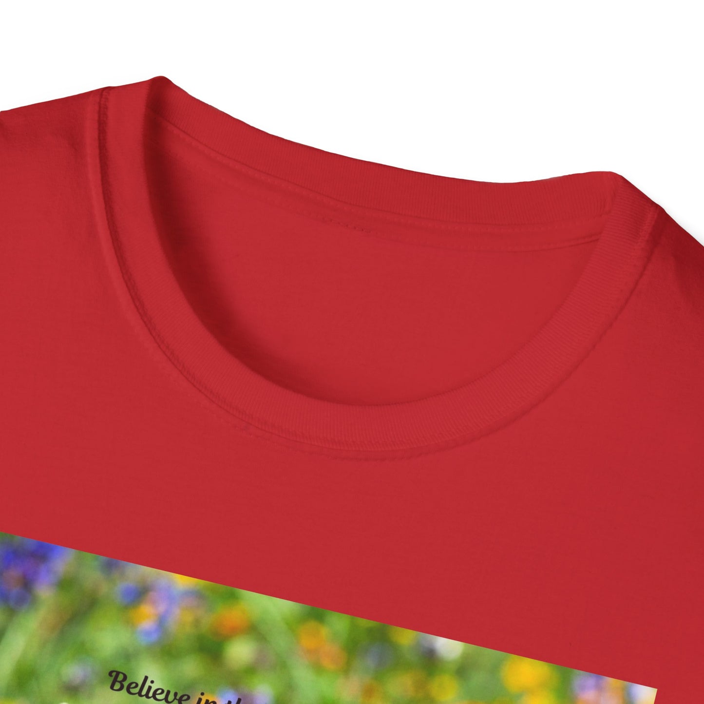 Vibrant Floral Butterfly T-Shirt - Nature Lover Gift, Spring Fashion, Eco-Friendly Apparel, Outdoor Wear, Garden Party Outfit