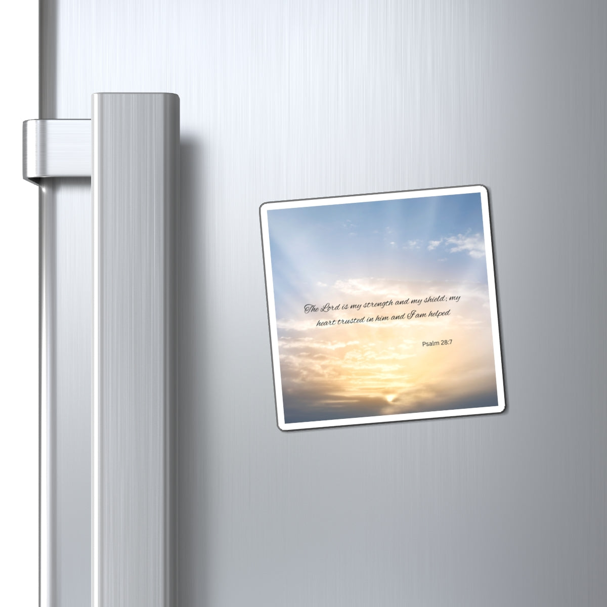 Inspirational Verse Magnet, Faith Motivational Decor for Home, Gift for Christians, Bible Verse Inspirational Gifts