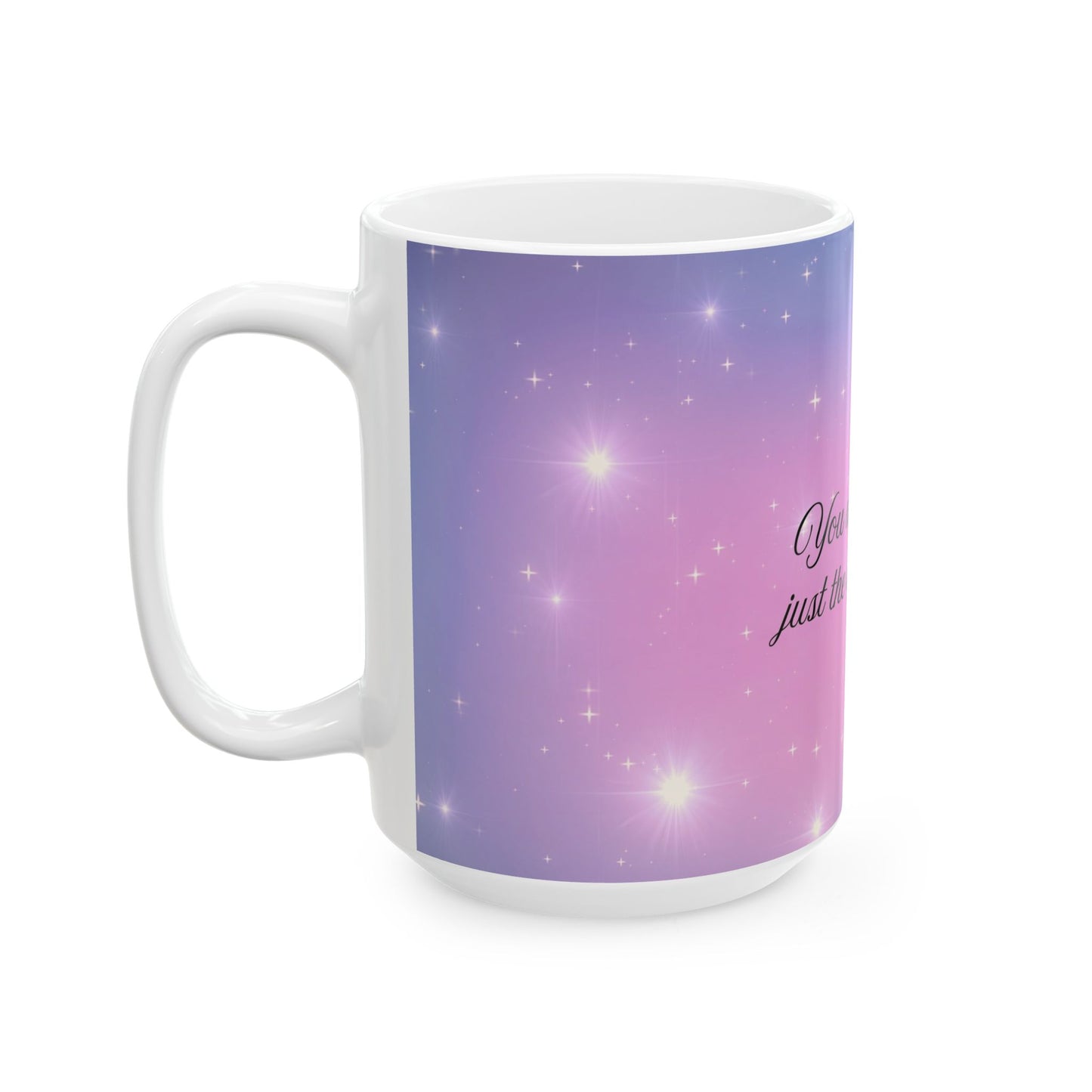 Inspirational Ceramic Mug with Uplifting Quote - Perfect Gift for Friends, Self-Love, Encouragement, Home Office, Unique Coffee Cups