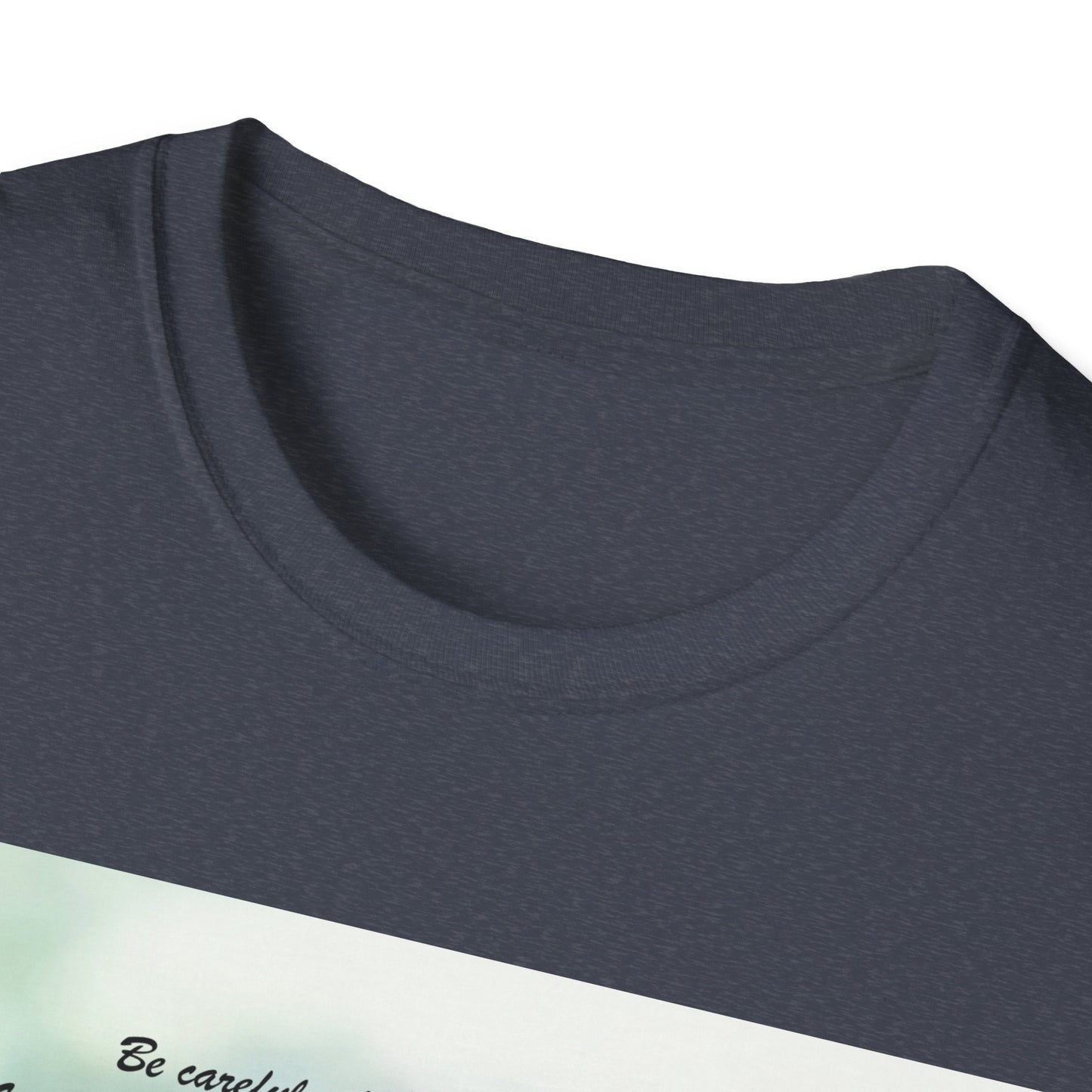 Floral Sympathy T-Shirt — "Be comforted when you think of me" Memorial Tee