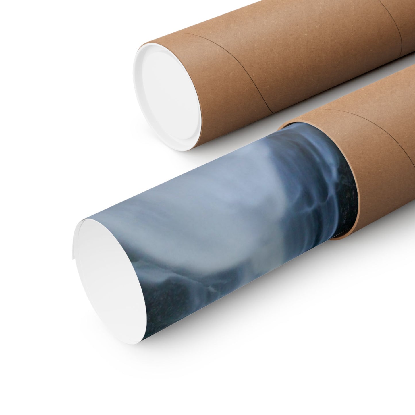 Motivational Waterfall Matte Vertical Poster — "It's not what we have in life, but who we have in our life that matters"