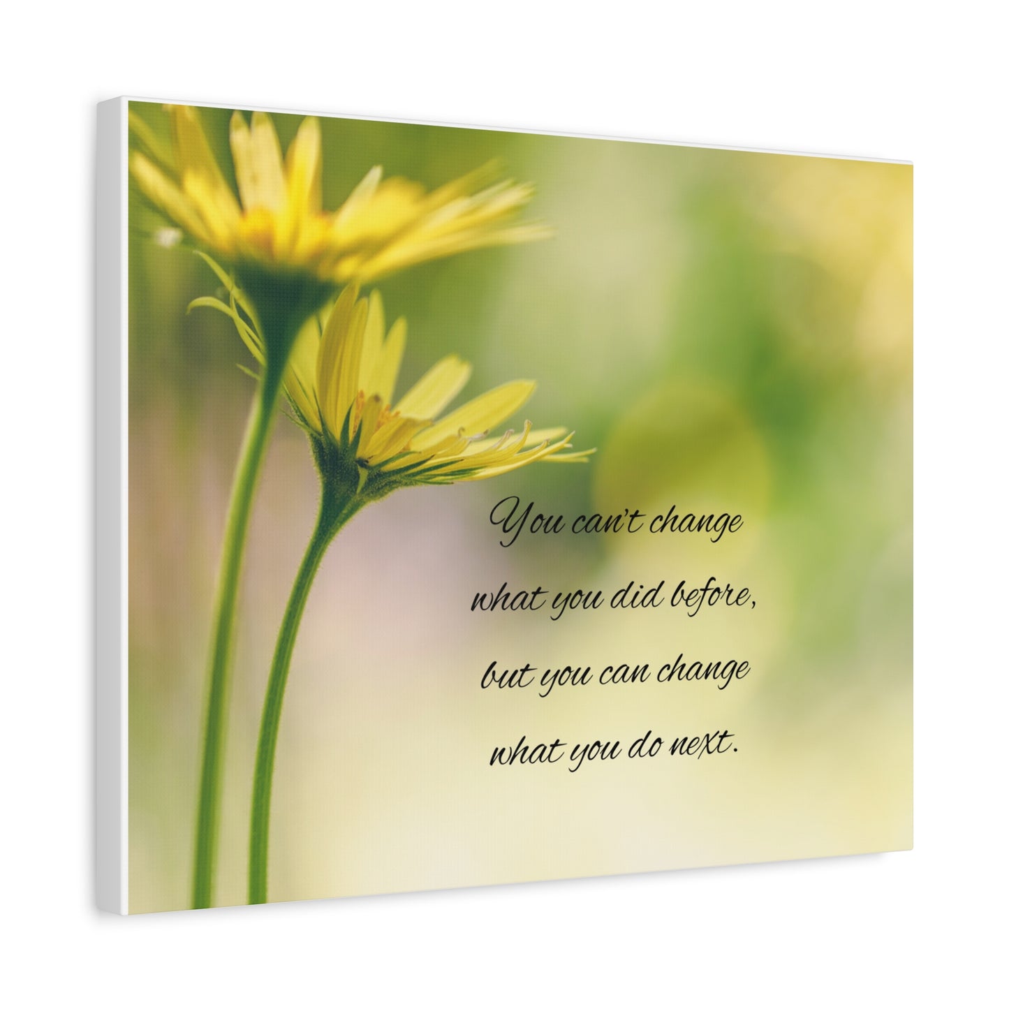 Inspirational Canvas Print, Motivational Wall Art, Home Decor, Gift for Friends, Uplifting Quote Decoration