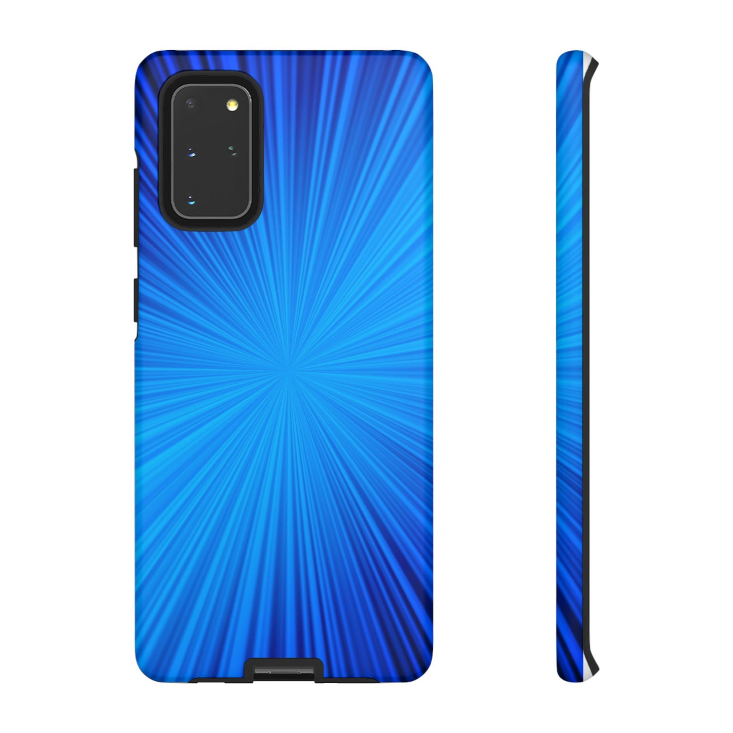 Tough Cases, Beautiful Blue Starburst Design