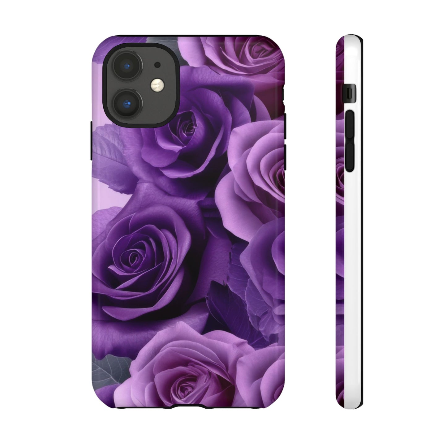 Tough Cases, Beautiful Purple Floral Design