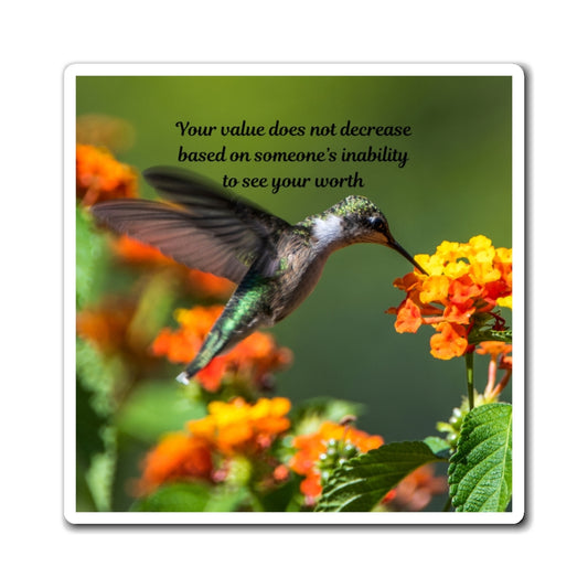 Inspirational Hummingbird Magnet - Uplifting Home Decor for Nature Lovers, Gift for Friends and Family, Encouragement, Motivation, [...]