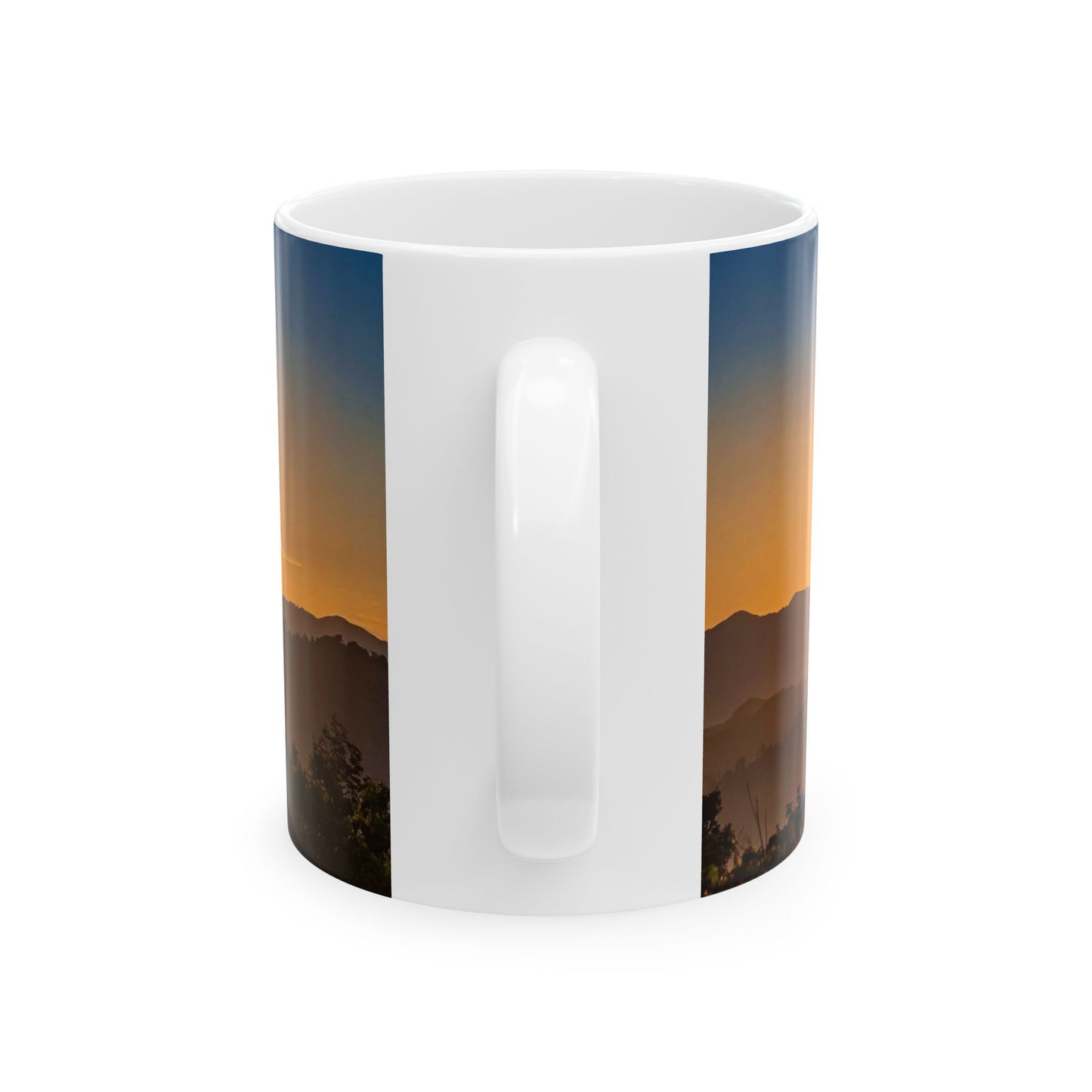 Inspirational Sunrise Ceramic Mug – "The Sun Is Going to Rise Again" Motivational Coffee Cup (11oz, 15oz)