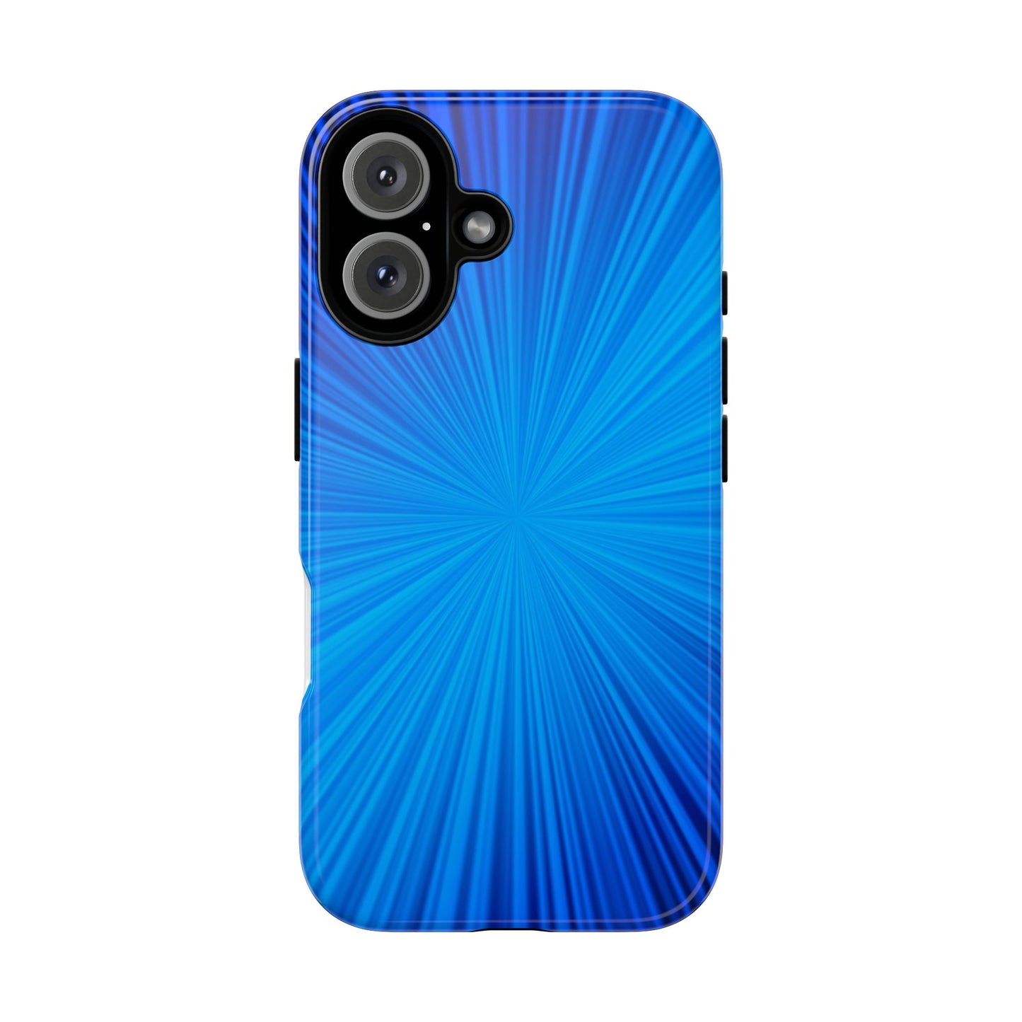 Tough Cases, Beautiful Blue Starburst Design