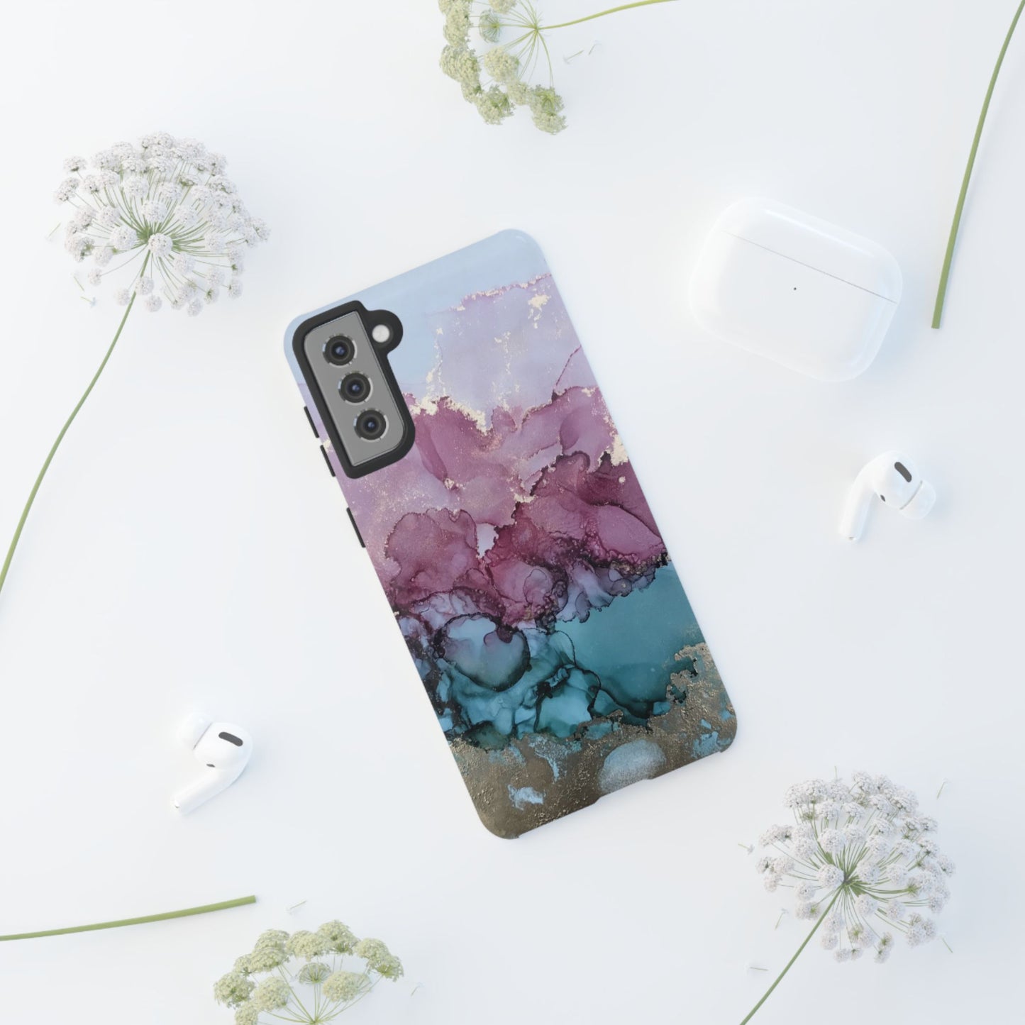 Tough Cases, Beautiful Multicolored Marble Design