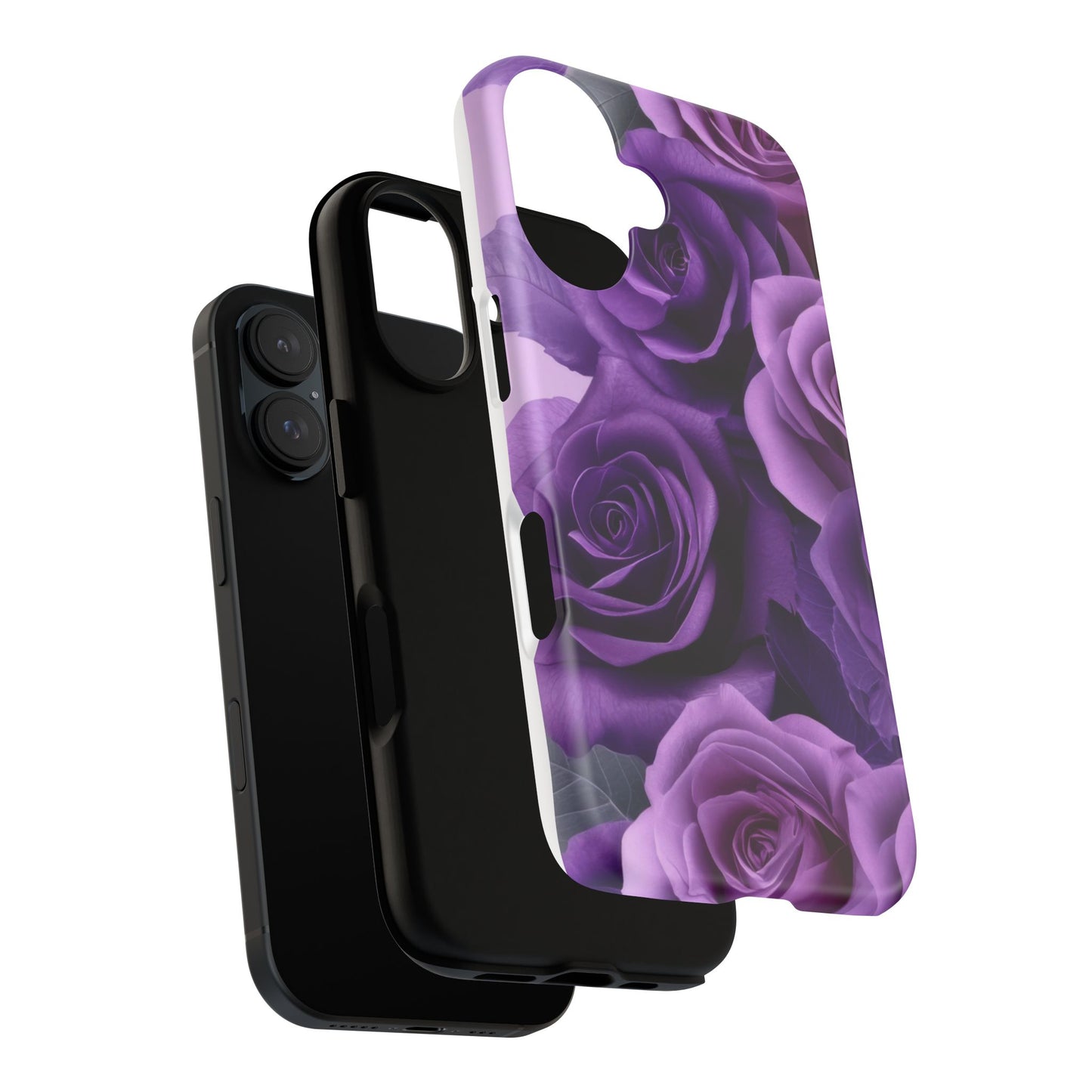 Tough Cases, Beautiful Purple Floral Design