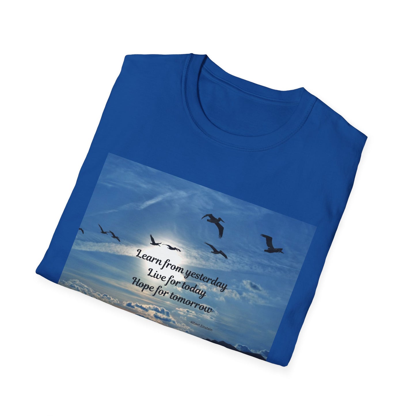 Inspirational Sky T-Shirt, Casual Tee, Motivational Quote Shirt, Softstyle Graphic Tee, Perfect Gift for Nature Lovers