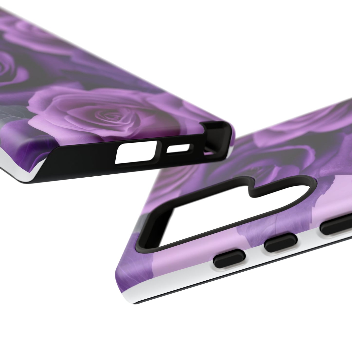 Tough Cases, Beautiful Purple Floral Design