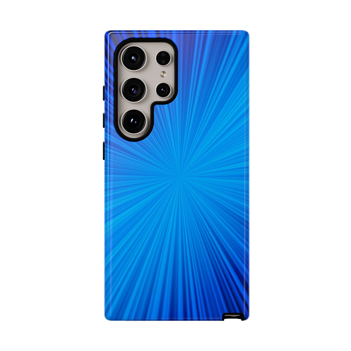 Tough Cases, Beautiful Blue Starburst Design