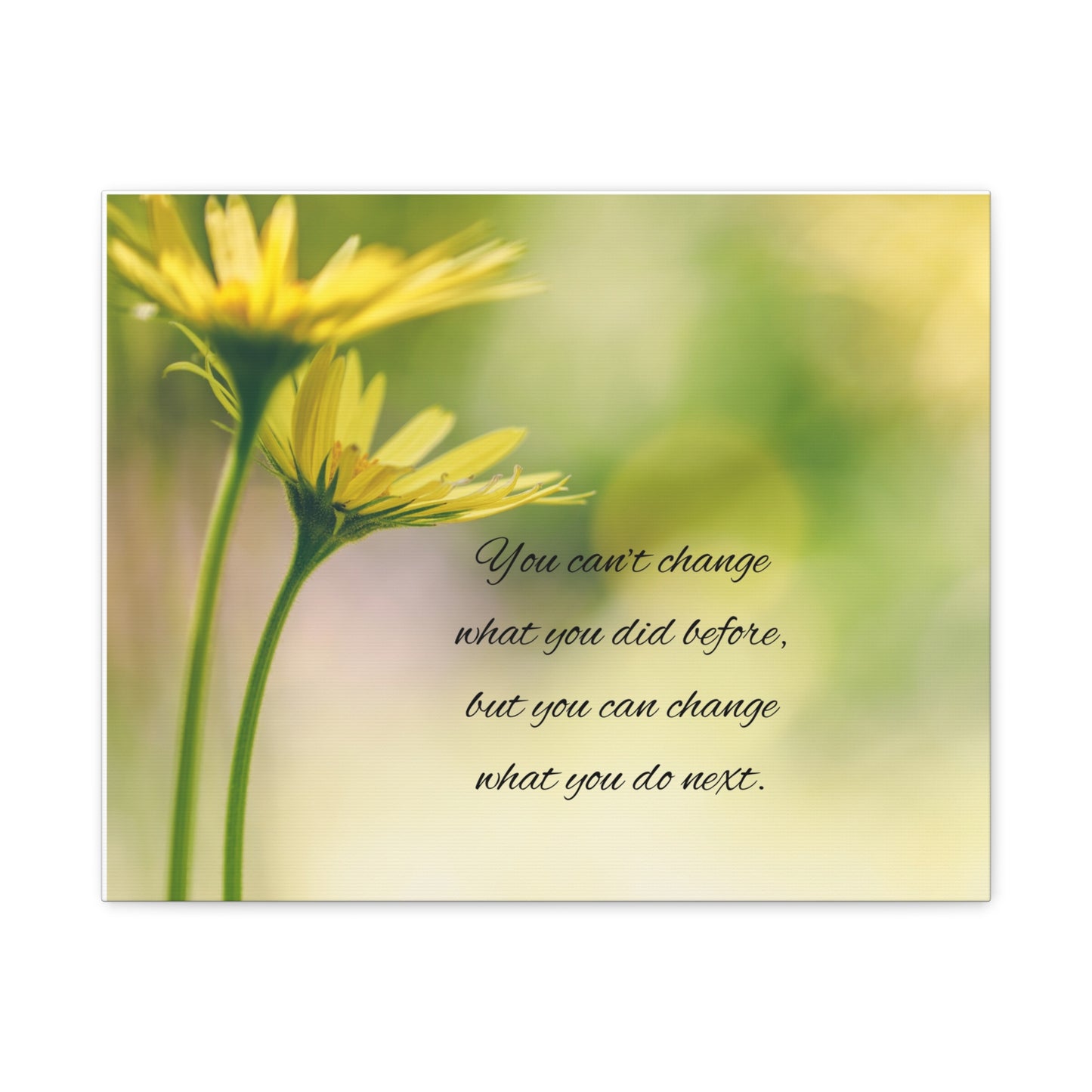 Inspirational Canvas Print, Motivational Wall Art, Home Decor, Gift for Friends, Uplifting Quote Decoration