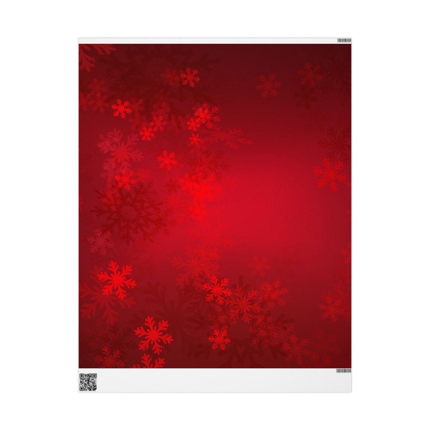 Festive Wrapping Paper, Elegant Holiday Gift Wrap, Red Snowflake Design, Premium Christmas Wrap, Birthday Party Supplies