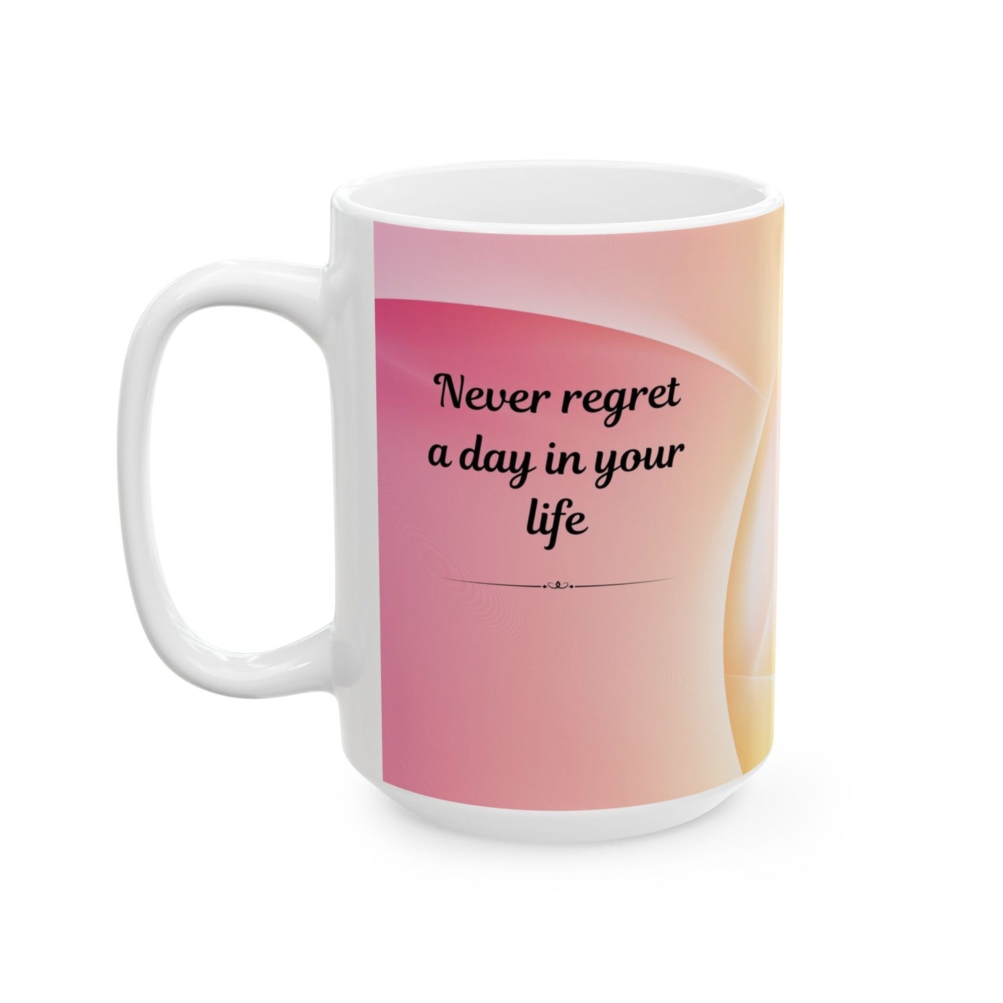 Inspirational Ceramic Mug with Motivational Quotes for Daily Positivity, Perfect Gift for Friends and Family, 11oz & 15oz